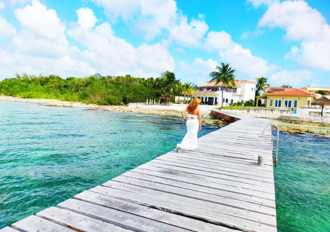 The Queen Of Cozumel Beach House -Luxury Beachfront Villa- Million Dollars View Esterno foto